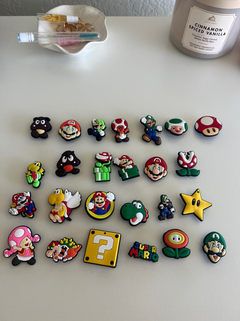 CROCS Super Mario Jibbitz Charms Set - Multicolor Nintendo Characters 25pcs